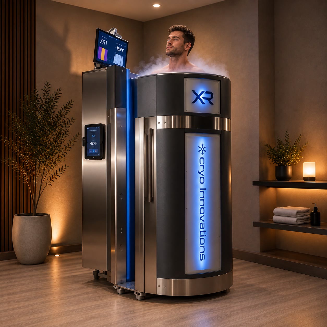 Whole-body cryotherapy chamber